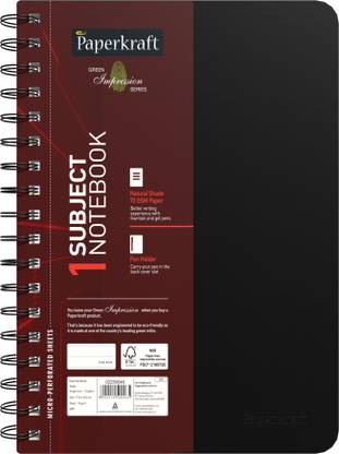 Paperkraft Impression Book-size Notebook Ruled 160 Pages