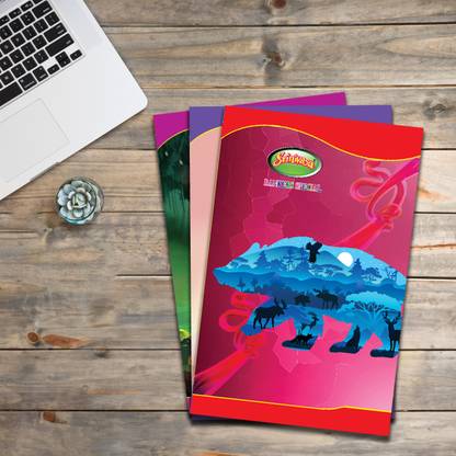 Srinivasa Broad Ruled Long Notebooks 152 Pages | 54 GSM | Students School College & Office Regular Notebook Broad Ruled / Both Side Broad Ruled 152 Pages