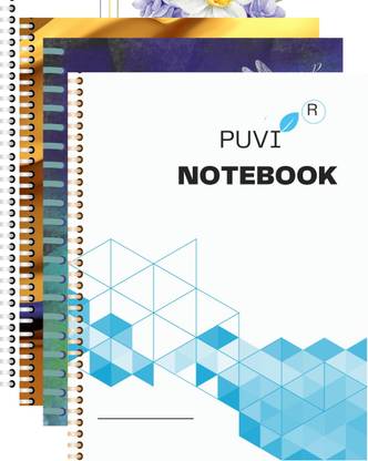 Puvi notebook A4 Notebook plain 200 Pages