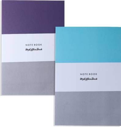 MyOfficeDesk Twin Journal/Diary/Notebook A5 Diary Ruled 164 Pages