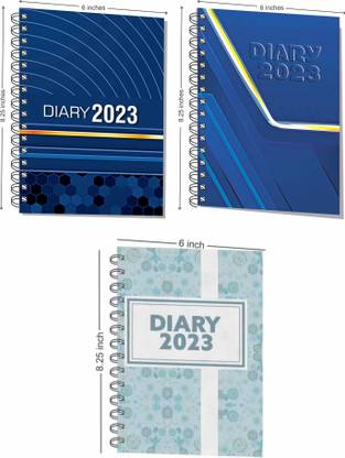 Pixel Year 2023 A5 Diary Ruled Bilingual With Planner 204 Pages