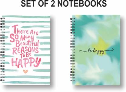 reprix COMBO OF 2 NOTEBOOKS A5 Diary ruled 144 Pages