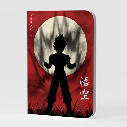 AB Posters Anime Goku Dragon Ball Ruled A5 Soft Cover Notebook For Anime Fans A5 Notebook single ruled 100 Pages