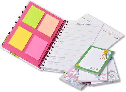 Flipkart SmartBuy FLAMONGO Undated Planner - Notebook Spiral Planner , Hardcover with To-Do-List. A5 Planner/Organizer Unruled 150 Pages