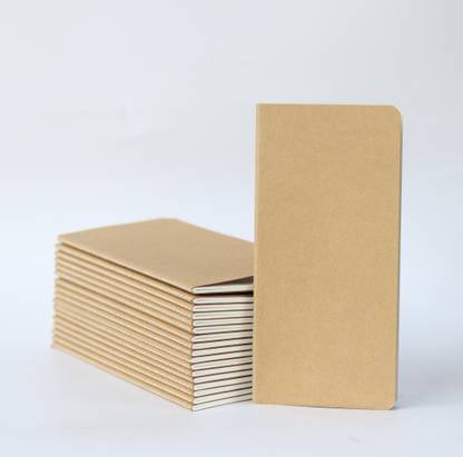 INNAXA Kraft Paper (H5 Size) Journal Notebooks,Travel Journal Pack Regular Notebook Blank 64 Pages