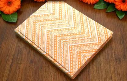 Scribble Handcrafted Doodle Diary Fabric Hard Bound Gift sketchbook Notebook journal A5 Diary Unruled 200 Pages