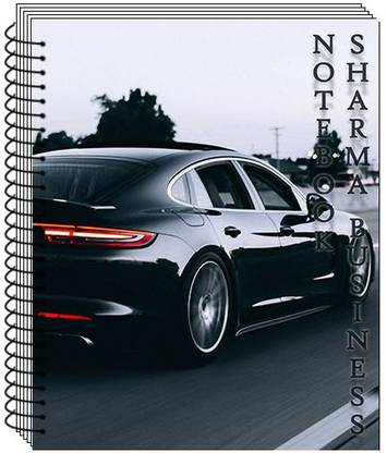 SHARMA BUSINESS Spiral Notebook A4 Size 200 Pages Unruled White Plain Pages Pack of 1 A4 Notebook Unruled 200 Pages