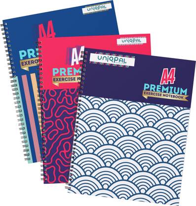 UNIPAL NOTEBOOK A4 Notebook UNRULED / PLAIN 200 Pages