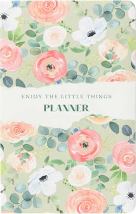 Lauret Blanc A5 Softcover 12 Months Undated Planner - 12 Monthly Spreads, 52 Weekly Spreads A5 Planner Planner 136 Pages
