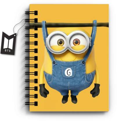 craft maniacs MINION COLLECTION A5 Notebook RULED 160 Pages