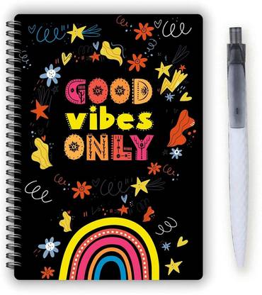 HC with HAPPY CRAFT Diary A5 Diary Ruled 200 Pages