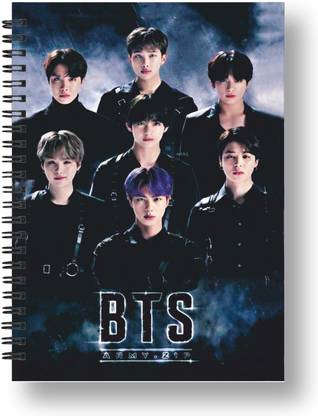 Papco BTS NOTEBOOK A5 Diary Ruled 144 Pages
