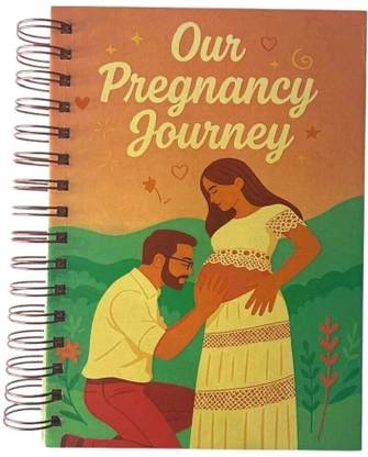 Bop Canvases Pregnancy Diary A5 Journal Printed 120 Pages