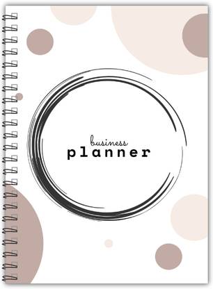 TimeWise Q1 Business Planner Notebook Own your work A5 Planner Unruled 140 Pages
