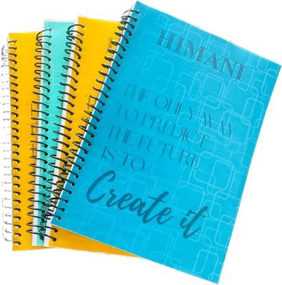 Himanitraders Plain Notebook for Students and Office Purpose A4 Notebook Unruled 200 Pages