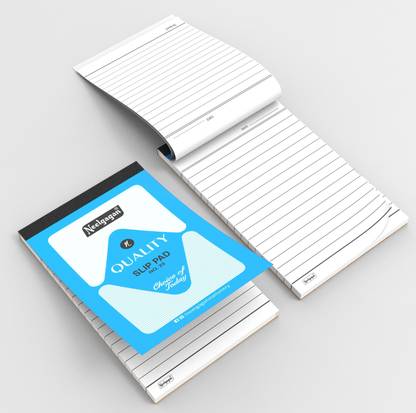 NEELGAGAN Slip Pad No. 22, (Type : Ruled With 80 Page) (10.5 cm x 16.5 cm) Regular Note Pad Ruled (P-20) 80 Pages