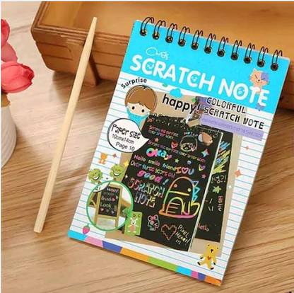 Rajguru Note Book Kids Scratch Note Book A6 A6 Notebook No 10 Pages