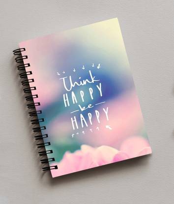 PRINTHUBS Notebook for School College office Important Notes Personal Diary Note Pad A5 Notebook Unruled 120 Pages