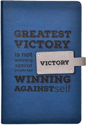 Doodle Win Win A5 (8.5 X 5.5 inches) Notebook Dairy, Softbound, 160 Pages, UnDated, Ruled, 80 GSM, Special Gift for Teachers, Gift for Boss A5 Notebook Ruled 192 Pages