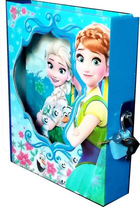 TECHNOCHITRA FRROZAN DESIGN SECRET PERSONAL LOCK DAIRY Regular Diary SINGLE 60 Pages