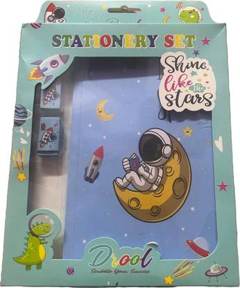 ASAP Droll Scribble Your Success Book-size Note Pad 2 pencil,1 scale ,1 notebook,1 rubber, 1 sharpener 50 Pages