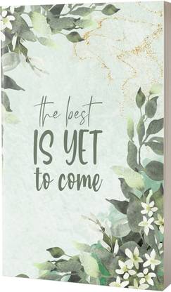 AccuPrints Flower theme Premium Soft Bound Notebook A5 Diary Ruled 200 Pages