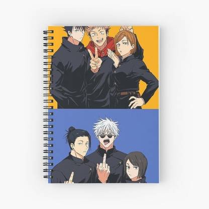 craft maniacs JUJUTSU KAISEN NOTEBOOKS A5 Note Book RULED 160 Pages