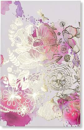 Doodle Pastel Peonie A5 Notebook Ruled 160 Pages