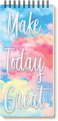 Nourish ToDo List Note Pad Regular Note Pad Ruled 50 Pages