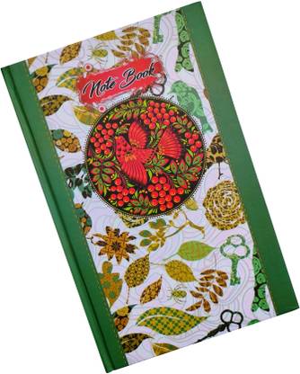 Excel Nature's beautiful design cover Notebook , UV Paper Finish, Hard Cover, A5 Notebook (Cover Design may be Different) Ruled Front & Back 220 Pages