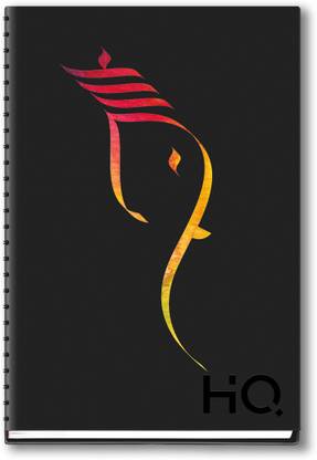 NAVNEET HQ My Notes (A6 Size) - Ganesha Series A6 Notebook Single Ruled 192 Pages