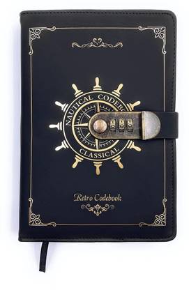 wonder digital Diary with Lock ( 205 Pages ) Retor Style A3 Diary checks 205 Pages