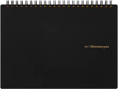 Maruman MNEMOSYNE Notebook A5 Note Pad Unruled/ Plain 140 Pages