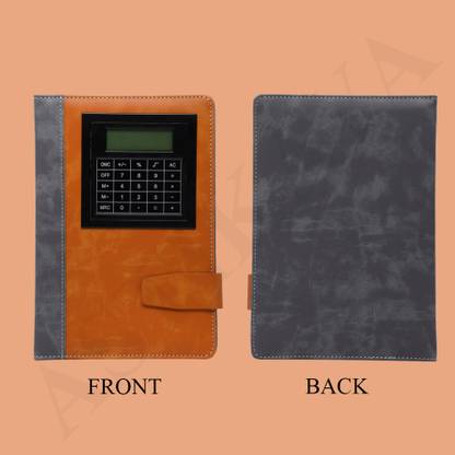 ASTIKAYA Diary with Calculator A5 Notebook Regular 200 Pages