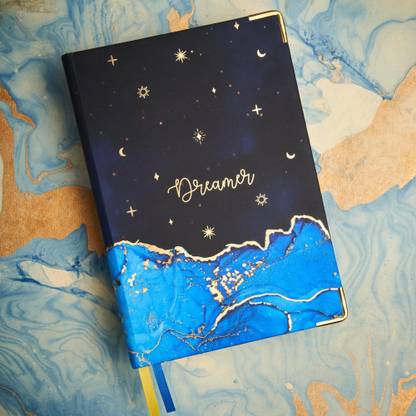 Doodle Premium Dreamy Sky A5 Notebook With Metal Corners 160 Pages