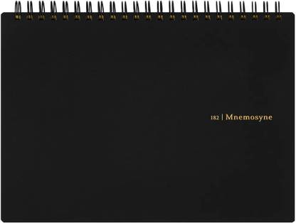 Maruman MNEMOSYNE Notebook A5 Note Pad 5 mm Grid 140 Pages