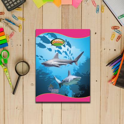 Srinivasa Double Line Notebooks 152 Pages | Medium Size | 54 GSM | School College Office Book-size Notebook Double Line 152 Pages