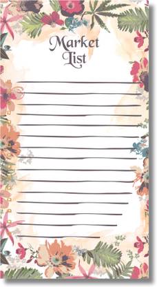 cotiana Magnetic Notepad Regular Note Pad Printed 52 Pages