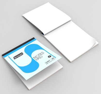 NEELGAGAN Slip Pad No. 40 (Type: Plain with 80 Pages) (18.0 cm x 22.0 cm) (P-10) Regular Note Pad Plain 80 Pages