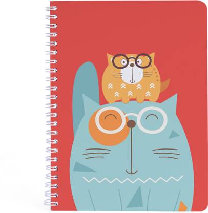 Zooboo Spiral Bound A5 Note Book Ruled 60 Pages
