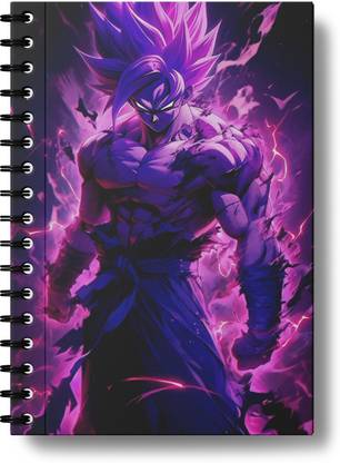 Pixel Art DragonBall Z Goku Book-size Notebook Ruled 50 Pages