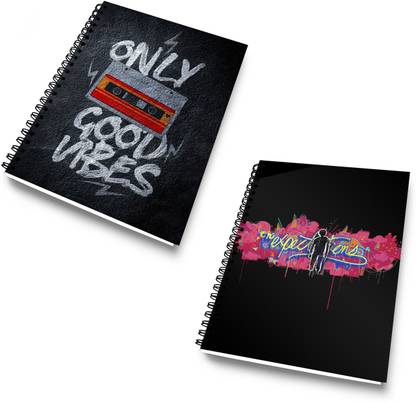 DI-KRAFT Diary Combo Pack | Printed Diary combo Pack | BTS New Collection A5 Diary Unruled 120 Pages