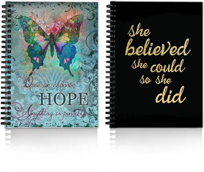 DI-KRAFT Diary Combo Pack | Printed Diary combo Pack | BTS New Collection A5 Diary Unruled 120 Pages