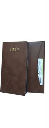 SMKT | Note Down Your Important Information| Pocket Diary Set of 2 with Pen A5 Notebook ruled 106 Pages