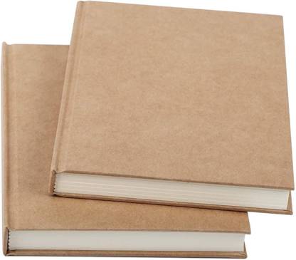 INNAXA Hardbound Diary, 120 GSM Natural Shade Paper A5 Diary Blank 152 Pages