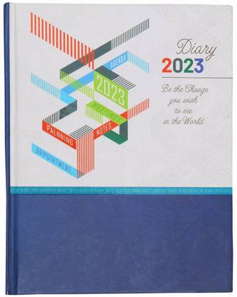 Global Diaries Smart Series '2023' New Year Diary Book-size Diary Single Ruled 160 Pages