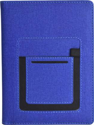 STAPRICO Planner Diary with Mobile & Card Pocket, Pen Loop A5 Diary Ruled 192 Pages
