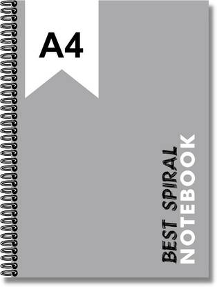 Best Spiral 2 A4 Notebook UNRULED 300 Pages