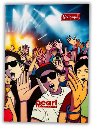 NEELGAGAN Pearl , Register, (21cm X 29.7cm) Softcover A4 Notebook Ruled 400 Pages