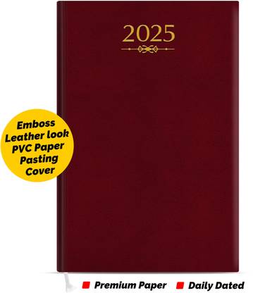 Abstract Collection A5 Hard Bound Designer Diary A5 Diary Single Rule With Bookmark 336 Pages